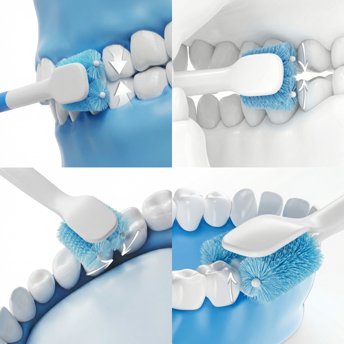 Cepillo de Dientes Eléctrico – Doble Rotación Inteligente 